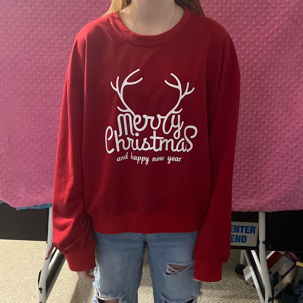 woman’s christmas sweater